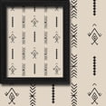 thumbnail image 2 of 3S Brother's Home Décor Curtains BOHO Design Set of 2 Panels Velvet Look Hanging Back Tap and Rod Pocket Décor Nursery Room Bedroom Kitchen Window - Made in Turkey 37Ecru (52"Wx108"L), 2 of 6