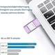 thumbnail image 3 of Flash Drive For Iphone 128GB/64GB/32GB, 4-in-1 Usb C-shaped Memory Stick, Photo Stick External Storage Thumb Drive For Iphone Ipad Android Computer, 3 of 5