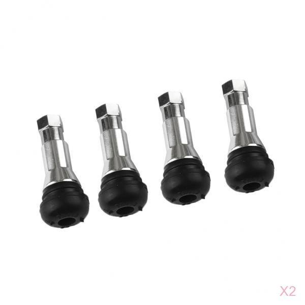 Kits De Vástago De Válvula De Neumático Sin Cámara De Metal De 8 Piezas 20008 46 Mm