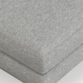 thumbnail image 3 of Morrison 49 inch Wide Mid-Century Modern Table Ottoman in Mist Grey Woven-Blend Fabric, 3 of 10