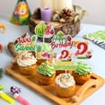 thumbnail image 4 of Decoración para magdalenas LECAKTO Tutti Frutti para segundo cumpleaños, 18 piezas, 4 of 6
