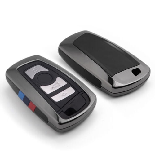 Car Key Fob Cover Case Protector 1Pcs M-Style Car Key Case Fob Cover Bag Holder Key Chain Key Ring for BMW