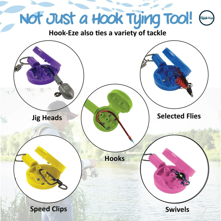 Hook-Eze Fishing Tool - 5 Twin Packs - Hook Tying India