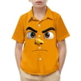 thumbnail image 1 of Blusa y camisa de manga corta con cuello vuelto para niños y niñas, moda, estampado bonito con bolsillo, camisa informal de manga corta para niño., 1 of 8