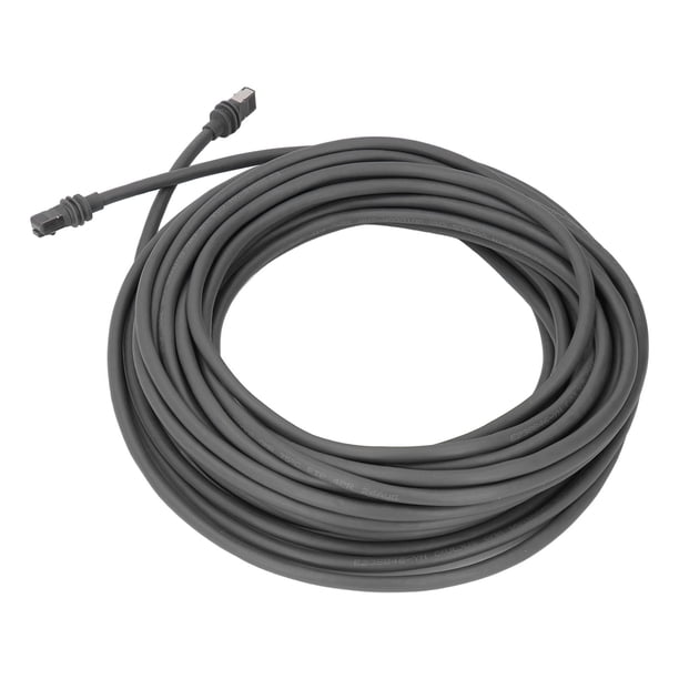 Cable de extensión satelital, cable satelital rectangular flexible anti -oxidacia chaqueta pvc de 30 pasteles conector rj45 chapado en oro para acceso a internet a internet