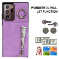 thumbnail image 2 of Dteck for Samsung Galaxy Note20 Ultra Case with Card Holder, RFID Blocking PU Leather Galaxy Note20 Ultra Wallet Case with Ring Kickstand, Magnetic Back Flip Case Note20 Ultra 5G Slim Cover,Purple, 2 of 8