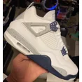thumbnail image 1 of Ni - ke Ni - ke Air Jordan 4 Retro Midnight Navy (DH6927-140) Men Size 9.5 New With Defects, 1 of 5
