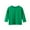 Green, variant on Kids Long Sleeve Shirt Girls Long Tee Crewneck Tee Tops Kids Collar Print Toddler Fall Sweatshirt for Girls Size 3-4 Years