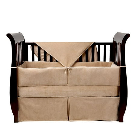 American Baby Company Organic Cotton Velour 4 Piece Crib Bedding Set