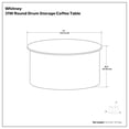 thumbnail image 3 of Simpli Home Whitney 31 inch Wide Industrial Metal Storage Coffee Table in Antique Bronze, Fully Assembled, 3 of 4