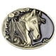 thumbnail image 3 of Cateissary Hebilla de caballo Vintage 3D para hombre, cinturón único y decorativo, hebilla de cinturón de regalo, ajuste Universal Tela de costura y artesanía bronce, 3 of 6