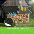 thumbnail image 4 of 20 Pcs Galvanized Metal Roof Panels Hardware Roofing Sheets, Black, 4 of 8