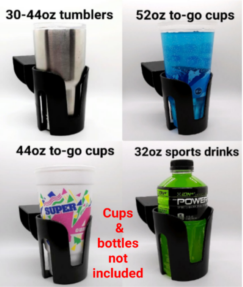 The LEDGE Auto Cup Holder, Black photo 5