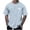 Light Blue T-Shirt, variant on Dagegui Big & Tall Men's Crew Neck Short Sleeve T-Shirt Casual Loose Fit Tops Palm Tree Graphic Tee Lightweight Hawaiian Vacation Travel T Shirts Black S