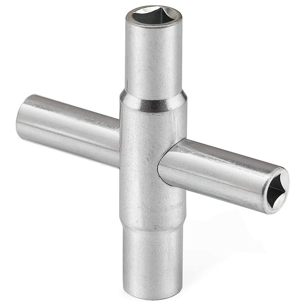 Thrifco Plumbing 4400358 4 Way Sillcock Key Wrench Fits Faucet, Spigots and Most Valves