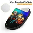 thumbnail image 4 of My Hero Academia Katsuki Bakugo Kid's Cotton Slippers Winter Warm Soft Plush Slippers with Rubber Sole Non-Slip Indoor Outdoor Slip on Shoes Fluffy House Slippers For Boys Girls Teen, 4 of 8