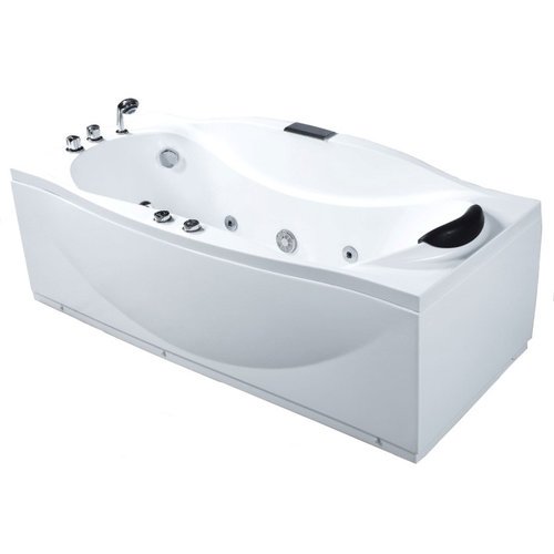 EAGO Acrylic Jetted 72'' x 31.9'' Freestanding Whirlpool Bathtub