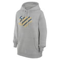 thumbnail image 2 of Women's G-III 4Her by Carl Banks  Heather Gray Buffalo Sabres Heart Pullover Hoodie, 2 of 3