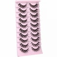 thumbnail image 4 of RAGUPEL 2026 New Lashes Natural Look False Eyelashes Anime Lashes 420Pcs Individual Lash Extensions Lash Clusters Kit Brown Impress Eyelashes No Glue Clear Eyelash Glue Lash Cluster Wispy, 4 of 7