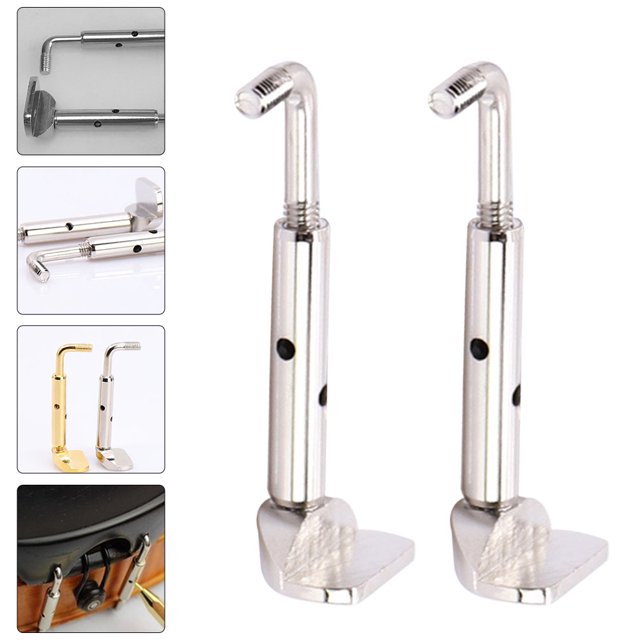 unbranded 2Ud Tornillos Para Mentonera De Violín En Aleación De Zinc Resistente A Corrosión Y Fácil Instalación