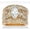 Gold, variant on European and American couples combination rings Engagement zircon rings Hot set ring