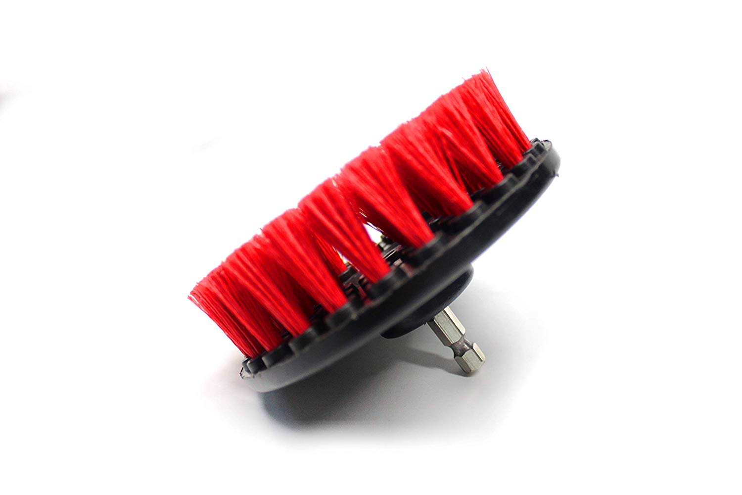 Maxshine Red M8 HeavyDuty Upholstery Carpet Brush with Drill