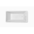 thumbnail image 3 of 60" Streamline N-240-60FSWH-FM Soaking Freestanding Tub and Tray With Internal Drain, 3 of 3