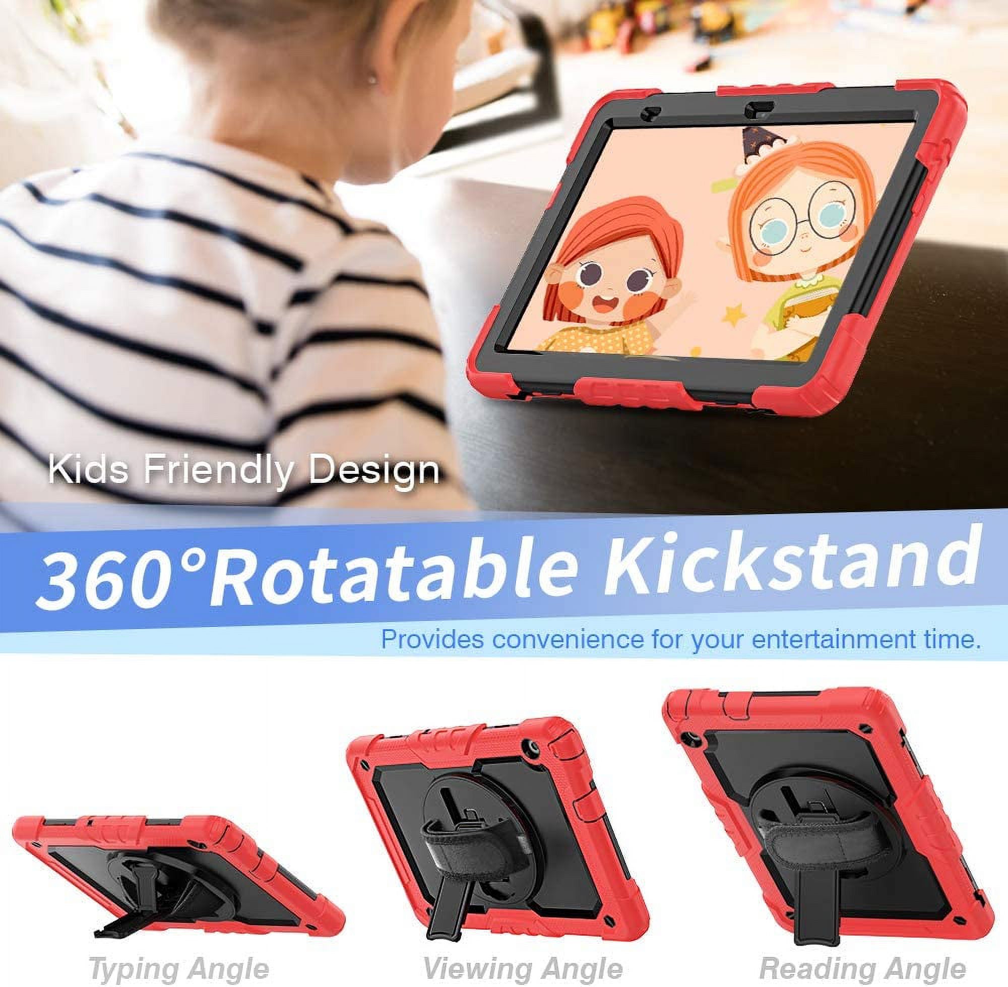 Coque Livre Pour Huawei Mediapad T5 10,1" - Motif Manga, Cuir PU + PC, Support Multi-angle - Protection Complète