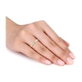 thumbnail image 4 of 1/4 Carat (ctw) Diamond Wedding Band Ring in 10K Yellow Gold, 4 of 5