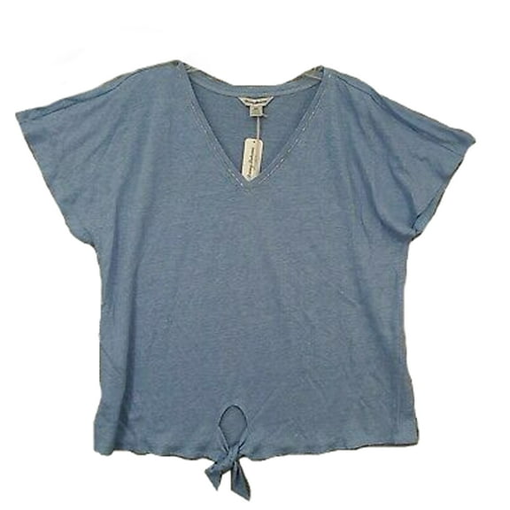 Tommy Bahama Linnea Tie Front Top, Cabo Blue, Small