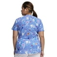 thumbnail image 3 of Dickies EDS Women Scrubs Top V-Neck Print DK852, 3 of 7