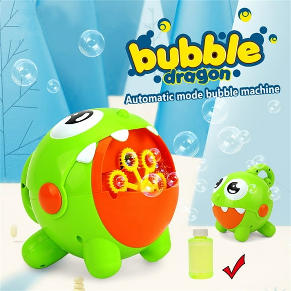 CYBIBO Bubble Machine,Bubble Machine Dragon Bubble Blower Bubble Toys 3000  Bubble Per Minute 120ML