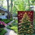 thumbnail image 6 of PHYHOO Merry Christmas Garden Flag Christmas Tree Small Winter Yard Outdoor Decoration 28x40in, 6 of 8