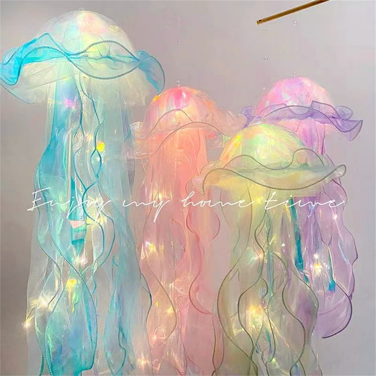 Jellyfish Lamp Lantern Mermaid Party Decor Jellyfish Light Lantern
