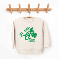 thumbnail image 2 of Bump and Beyond Designs St. Patrick's Day Shirt Boys, St. Pat-rex Day Sweatshirt (Natural 4T), 2 of 5