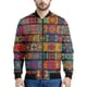 thumbnail image 2 of Chaqueta con estampado 3D bohemio retro para hombre, sudaderas étnicas coloridas con flores, abrigos con cremallera y mangas largas para primavera y otoño, 2 of 4