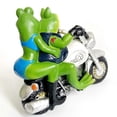 thumbnail image 5 of Frog Motorcycle Resin Frog Couple Riding on Motorcycle Figurines Frog Figurine Decor Resin Frog Gif, 5 of 5