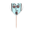thumbnail image 1 of Dizzy  Face Sketch Face Cartoon Toothpick Flags Heart Lable Cupcake Picks, 1 of 3