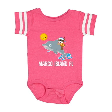 

Inktastic Marco Island Florida Vacation Boys or Girls Baby Bodysuit