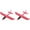 (2-Pack) Pink, variant on Rinsvye Foam Throwing Glider Airplane Bathtub Letters for Kids inertia Aircraft Toy Hand Busy Town Board Game Launch Airplane Model