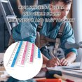 thumbnail image 2 of MultiPurpose Straight Edges Ruler with Safety Edges, for Precise Measuring Needs Double Measurement Ruler Easy Storage, 2 of 8