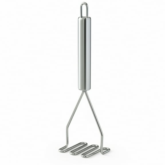 Stainless Steel Potato Masher – Heavy Duty Wire Food Masher Tool for Mashed Potatoes, Avocado, Vegetables & Beans – Durable Kitchen Gadget with Comfortable Handle, Easy to Clean Dishwasher Safe