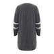 thumbnail image 5 of Cárdigan Umfun para mujer, liso, largo, tejido a rayas, con estampado, para vestidos, tops, ligero, con dobladillo alto y bajo, manga larga, gris oscuro, talla L, 5 of 5