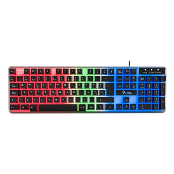 Stylos Teclado Alambrico Stylos Membrana Led