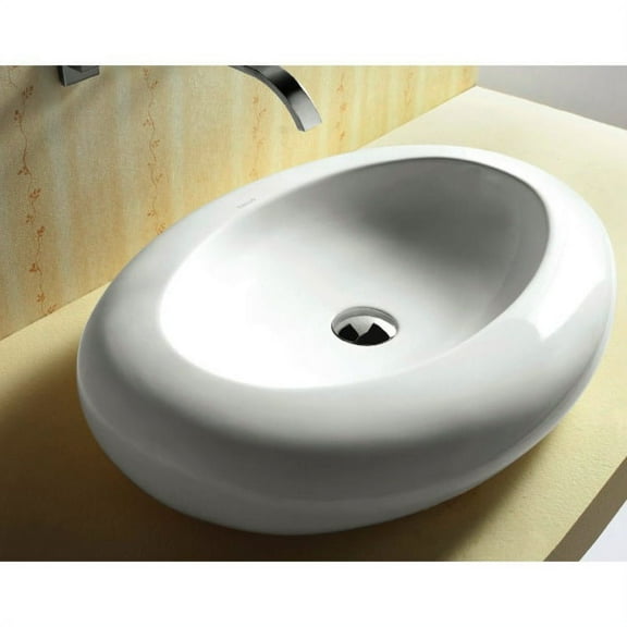 Nameeks Ca4257 Caracalla 26" Vessel Bathroom Sink - White