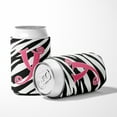 thumbnail image 5 of Carolines Treasures CJ1037-YCC Letter Y Initial Monogram - Zebra Stripe And Pink Can Or Bottle  Hugger, 5 of 5