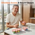thumbnail image 5 of Extra Large Pill Organizer 2 Times A Day, Weekly Pill Box 7 Day, AM PM Medicine Organize, XL Pill Case to Hold Daily Medicine Vitamin and Supplements (Orange), 5 of 6