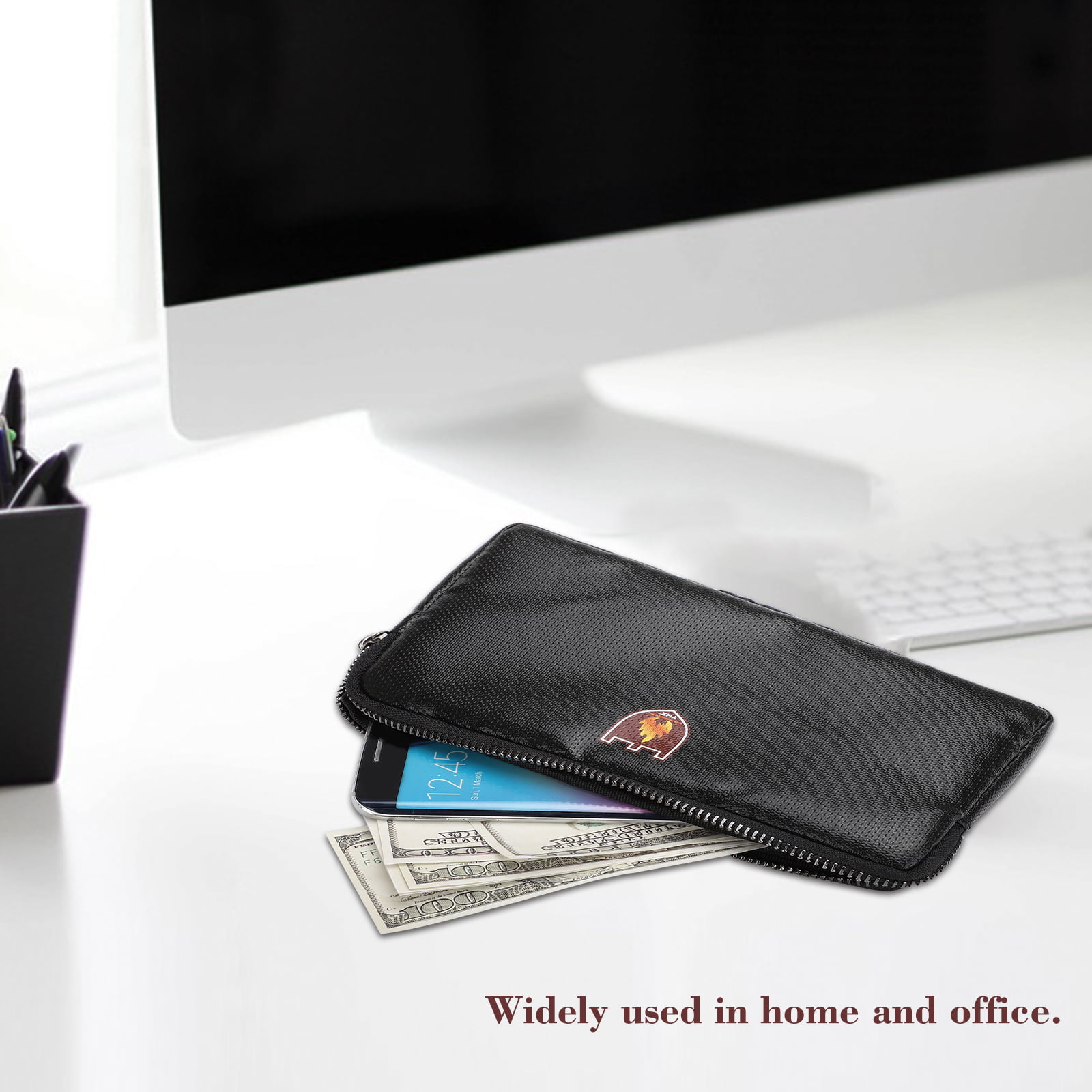 TSV Fireproof Money Document Bag 8.2 x 4.7 Inches photo 5