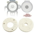thumbnail image 5 of 1 Pair Sand Milling Sheets Can be Used in The Model 150 General Grinder (Not Included), for Grinding Slurry in The Home, Mill or Store, Vajra Sand, Grinding Assistant, Sturdy and Durable (White), 5 of 6