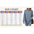 thumbnail image 5 of TEMOFON Sweaters for Women Long Sleeve Tunic Tops Casual Fall Turtleneck Soft Sweaters With Pocket Loose Pullover Winter Clothes, 5 of 8
